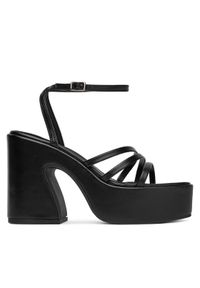 DeeZee Sandały F7178-16 Czarny. Kolor: czarny. Materiał: syntetyk, materiał #1