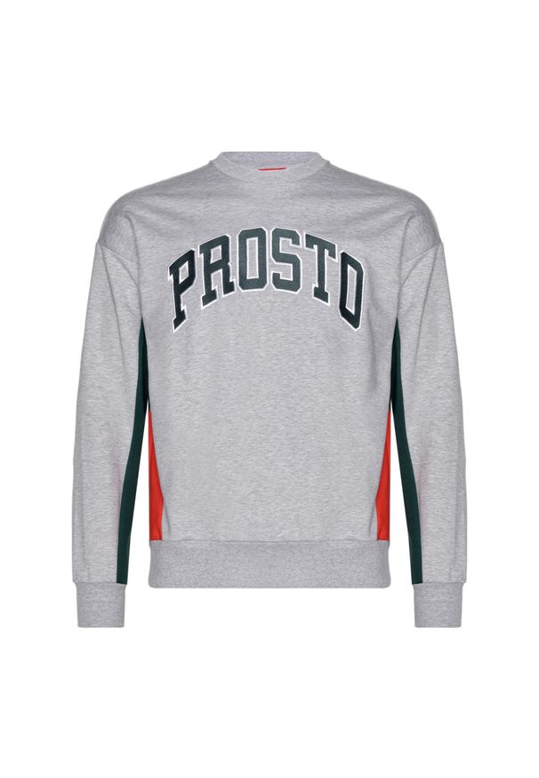 Prosto - Bluza męska PROSTO Crewneck Splork. Kolor: szary