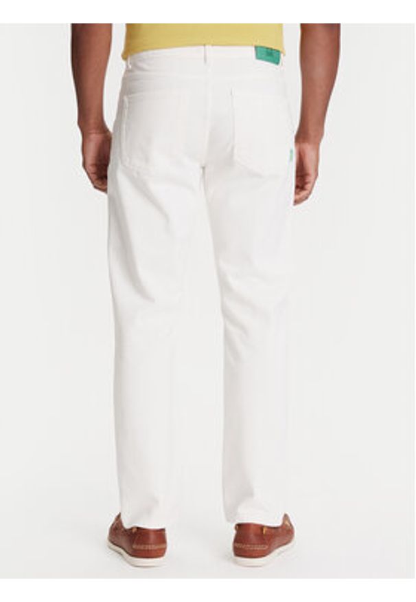United Colors of Benetton - United Colors Of Benetton Jeansy 4RZVUE01W Écru Straight Fit