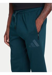 Adidas - adidas Spodnie dresowe Z.N.E. JW4724 Zielony Loose Fit. Kolor: zielony. Materiał: bawełna #4