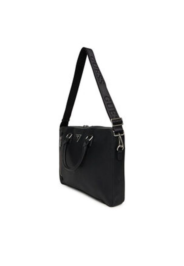 Guess Torba na laptopa HMTOGR P5247 Czarny. Kolor: czarny. Materiał: skóra