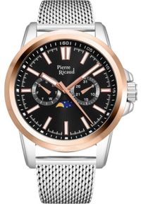 Zegarek Pierre Ricaud Zegarek męski Pierre Ricaud P60034.R1R4QF srebrny. Kolor: srebrny #1