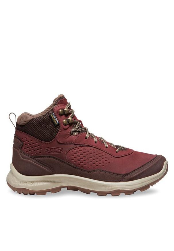 keen - Keen Trekkingi Terradora Explorer Mid Wp 1027925-10 Bordowy. Kolor: czerwony. Materiał: skóra
