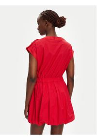 Pinko - PINKO Sukienka koktajlowa Elliot 105215 A2LD Czerwony Regular Fit. Kolor: czerwony. Materiał: bawełna. Styl: wizytowy #2