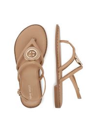 Nine West Sandały 123AL1754 Beżowy. Kolor: beżowy. Materiał: materiał, syntetyk #7