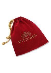 Wittchen - Męski pasek ze skóry wąski brązowy. Kolor: brązowy. Materiał: skóra. Wzór: napisy. Styl: klasyczny, casual, elegancki #2