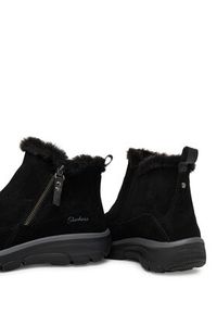 skechers - Skechers Botki Easy Going 167862/BLK Czarny. Kolor: czarny. Materiał: skóra, zamsz #2
