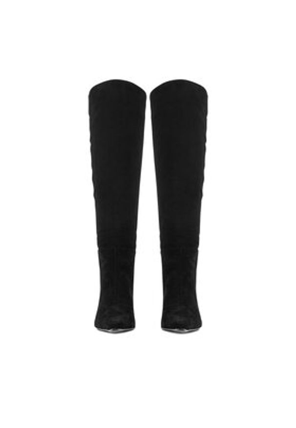 Gino Rossi Kozaki ZANNA-9802 Czarny. Kolor: czarny. Materiał: skóra, zamsz