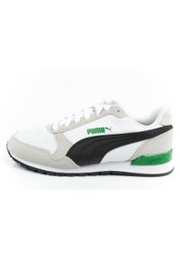 Buty sportowe męskie Puma ST Runner v2 NL. Kolor: biały, wielokolorowy, beżowy. Materiał: skóra ekologiczna, zamsz, materiał. Szerokość cholewki: normalna