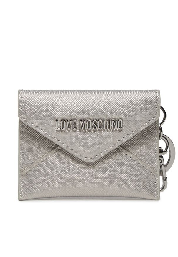 Love Moschino - LOVE MOSCHINO Bilonówka JC6452PP4IK2390B Srebrny. Kolor: srebrny. Materiał: skóra