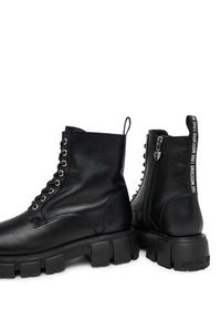 Love Moschino - LOVE MOSCHINO Trzewiki JA24085G0NIA000A Czarny. Kolor: czarny. Materiał: skóra #4