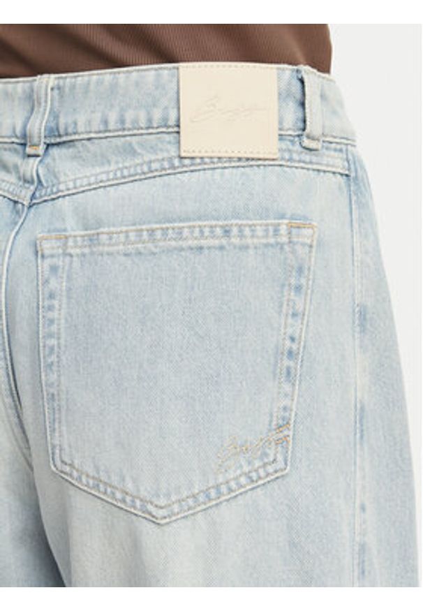 BOSS Jeansy 50558722 Niebieski Balloon Fit. Kolor: niebieski