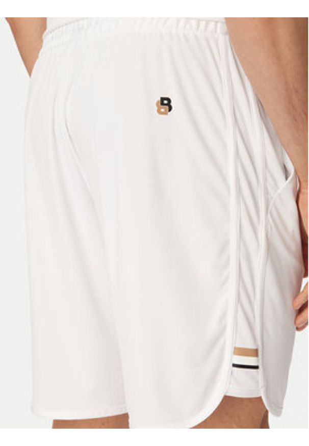 BOSS Szorty sportowe Toc Spin 50551953 Biały Regular Fit. Kolor: biały. Materiał: syntetyk. Styl: sportowy