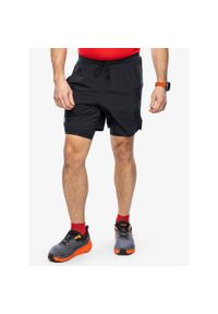 Spodenki do biegania męskie Under Armour Launch 7 inch 2-in-1 Short. Kolor: czarny