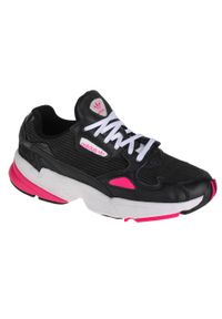 Adidas - Buty do chodzenia damskie, adidas Originals Falcon W. Kolor: wielokolorowy, różowy, czarny. Sport: turystyka piesza