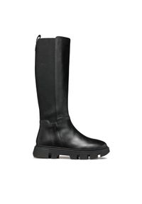 Geox Kozaki Vilde D46UAD 043NH C9999 Czarny. Kolor: czarny. Materiał: skóra