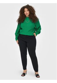ONLY Carmakoma Sweter Fia 15263804 Zielony Regular Fit. Kolor: zielony. Materiał: wiskoza #6