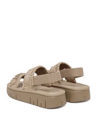 Roxy Sandały CEOB-HY62277-1 Beżowy. Kolor: beżowy. Materiał: materiał #4