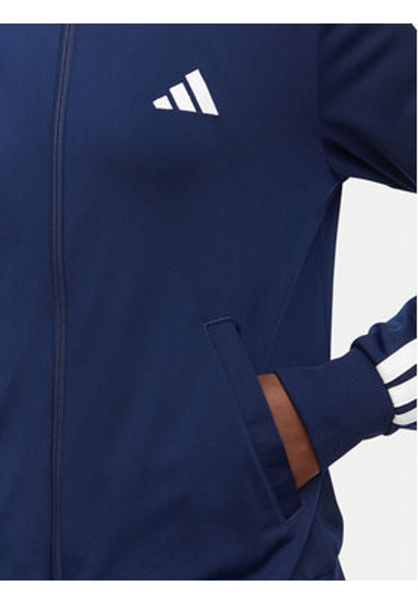 Adidas - adidas Dres Dayready Tracksuit JD5435 Granatowy Regular Fit. Kolor: niebieski. Materiał: syntetyk