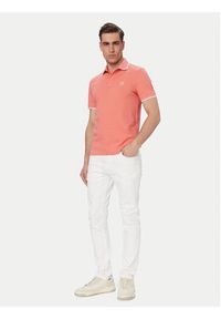 BOSS Polo Passertip 50507699 Czerwony jasny Slim Fit. Typ kołnierza: polo. Kolor: czerwony. Materiał: bawełna #4