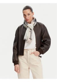 Barbour Szal Abigail LSC0442PI75 Écru. Materiał: bawełna, materiał