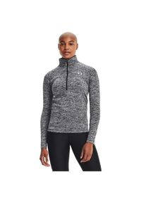 Bluza fitness damska Under Armour Tech 1/2 Zip - Twist. Kolor: szary, wielokolorowy. Sport: fitness