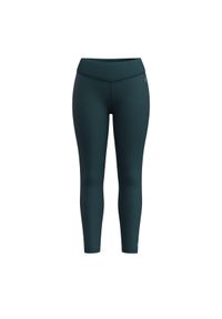 Klasyczne termiczne legginsy damskie z wełny merino Smartwool. Kolor: niebieski. Materiał: wełna. Sport: turystyka piesza