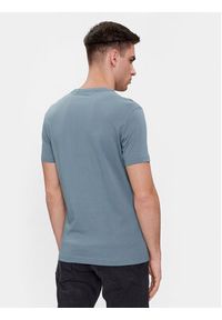 Calvin Klein Jeans T-Shirt Stacked Box Tee J30J324647 Niebieski Slim Fit. Kolor: niebieski. Materiał: bawełna #2
