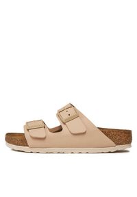 Birkenstock Klapki Arizona Birko-Flor 1027723 Beżowy. Kolor: beżowy. Materiał: skóra #3