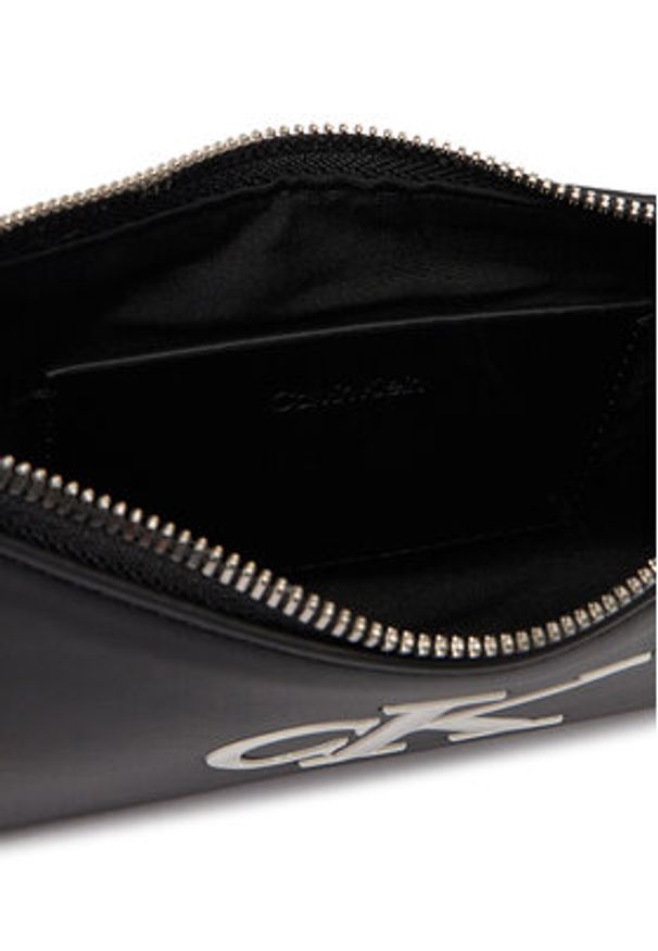 Calvin Klein Torebka Bold Ck Mini Bag LV04F1125G Czarny. Kolor: czarny. Materiał: skórzane