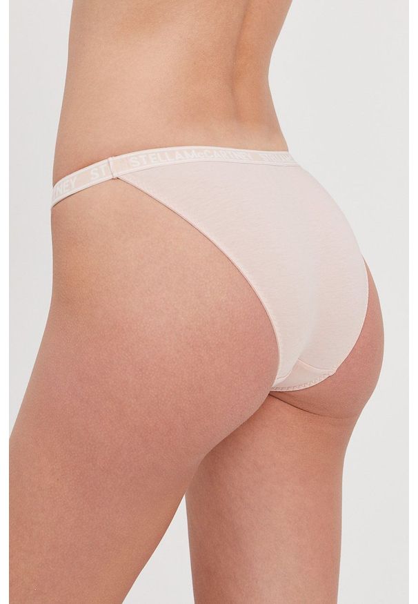 Stella McCartney Lingerie - Figi. Kolor: różowy. Materiał: bawełna