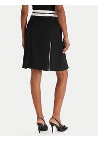 Karl Lagerfeld - KARL LAGERFELD Spódnica mini B1W12005 Czarny Regular Fit. Kolor: czarny. Materiał: wełna #3