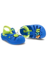 Niebieskie Sandały Ipanema Dziecięce Wodoodporne Buty. Zapięcie: rzepy. Kolor: niebieski. Sezon: lato. Styl: wakacyjny #3