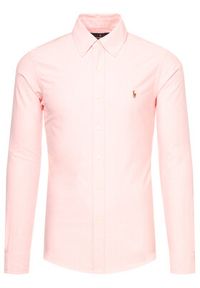 Polo Ralph Lauren Koszula Core Replen 710549084 Różowy Slim Fit. Typ kołnierza: polo. Kolor: różowy. Materiał: bawełna #3