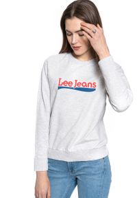 Lee - LEE CREW SWEATSHIRT SHARP GREY MELE L53KBR03 112112371 #8