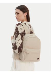 Tommy Jeans Plecak Tjw Daily Elevated Backpack AW0AW18086 Beżowy. Kolor: beżowy. Materiał: skóra #5