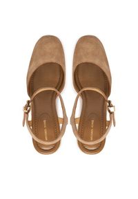 MICHAEL Michael Kors Espadryle Kenzie 40R6KZMS2S Beżowy. Kolor: beżowy. Materiał: skóra, zamsz #6