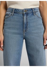 Lee - DAMSKIE SPODNIE JEANSOWE LEE WIDE LEG MID SOHO L30SMWKP