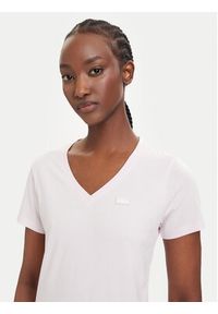 Hugo - HUGO T-Shirt Classic 50513667 Różowy Slim Fit. Kolor: różowy. Materiał: bawełna #3