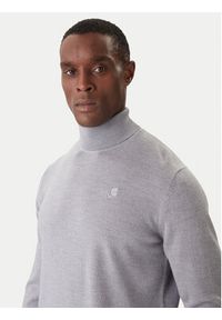 Karl Lagerfeld - KARL LAGERFELD Golf 655058 554399 Szary Regular Fit. Typ kołnierza: golf. Kolor: szary. Materiał: wełna #5
