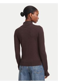 Marella Sweter Onde 2625366101 Brązowy ciemny Regular Fit. Kolor: brązowy. Materiał: wiskoza #4