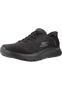 skechers - Buty do chodzenia męskie Skechers Bbk Go Walk Flex. Kolor: czarny. Materiał: materiał, syntetyk. Szerokość cholewki: normalna. Sport: turystyka piesza