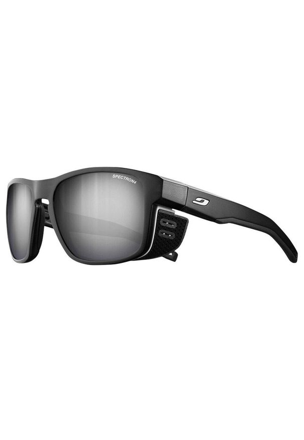 JULBO - Okulary przeciwsłoneczne sportowe górskie Julbo Shield M Spectron 4 CF. Kolor: czarny, wielokolorowy, biały. Sport: turystyka piesza