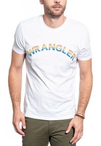 Wrangler - MĘSKI T-SHIRT WRANGLER SS RAINBOW TEE WHITE W7F2D3989 #2