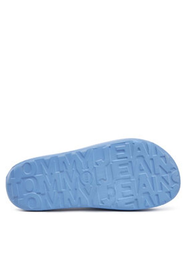 Tommy Jeans Klapki Tjw Chunky Flatform Slide EN0EN02586 Niebieski. Kolor: niebieski. Materiał: syntetyk