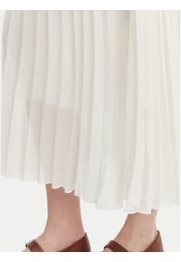 Marella Spódnica plisowana Gabbia 2613101085 Écru Regular Fit. Materiał: syntetyk #2