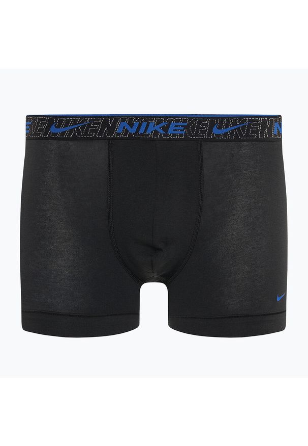 Bokserki męskie Nike Everyday Cotton Stretch Trunk. Kolor: czarny