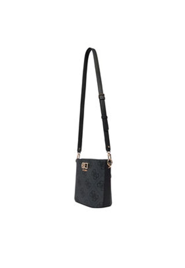 Guess Torebka Karnilla HWOS99 01010 Szary. Kolor: szary. Materiał: skórzane