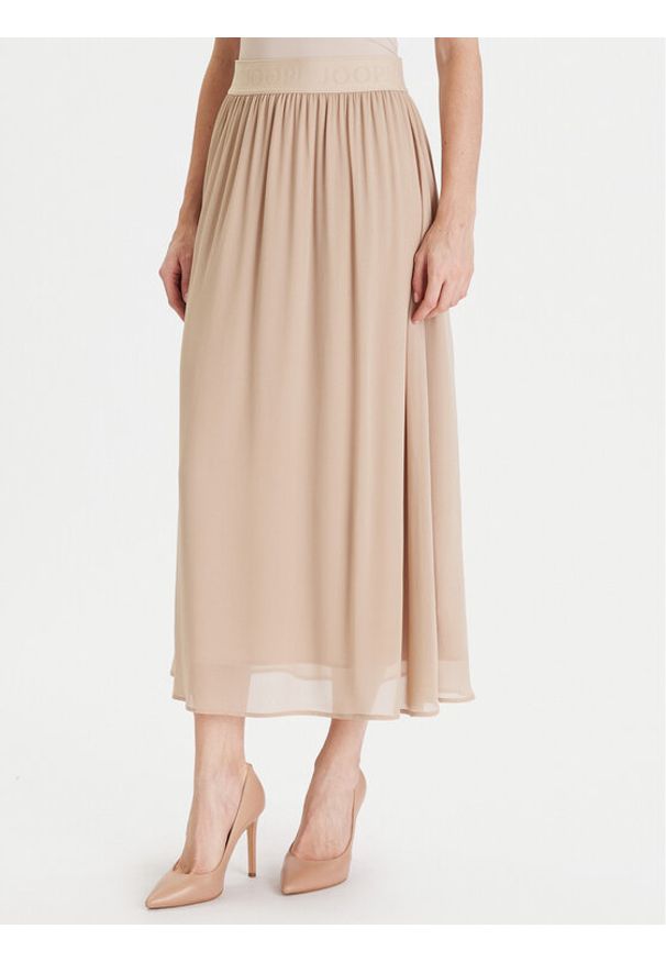 JOOP! Spódnica trapezowa 58 253S58Sumi 30047649 Beżowy Regular Fit. Kolor: beżowy. Materiał: wiskoza