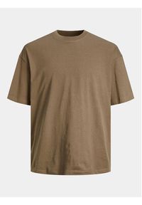 Jack & Jones - Jack&Jones T-Shirt Bradley 12249319 Brązowy Regular Fit. Kolor: brązowy. Materiał: bawełna #3